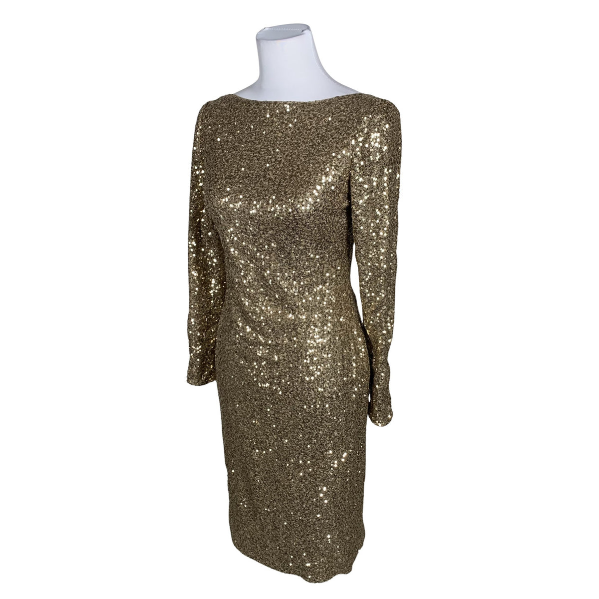 Unisex Lauren Ralph Lauren - Party dress, size 34 - Gold (3)