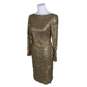 Unisex Lauren Ralph Lauren - Party dress, size 34 - Gold (3)