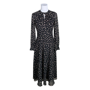 Unisex Hobbs - Schiffon dress, size 36 - Black (1)