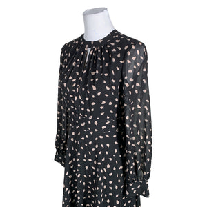 Unisex Hobbs - Schiffon dress, size 36 - Black (3)