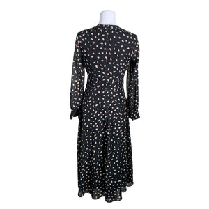 Unisex Hobbs - Schiffon dress, size 36 - Black (2)