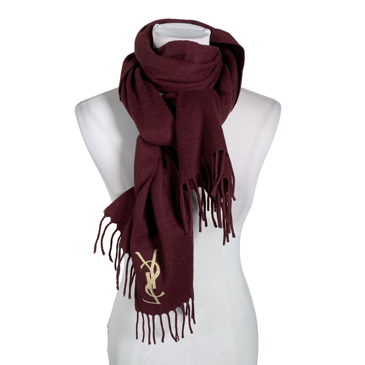 Unisex Yves Saint Laurent - Scarf, size Midi - Violet (1)
