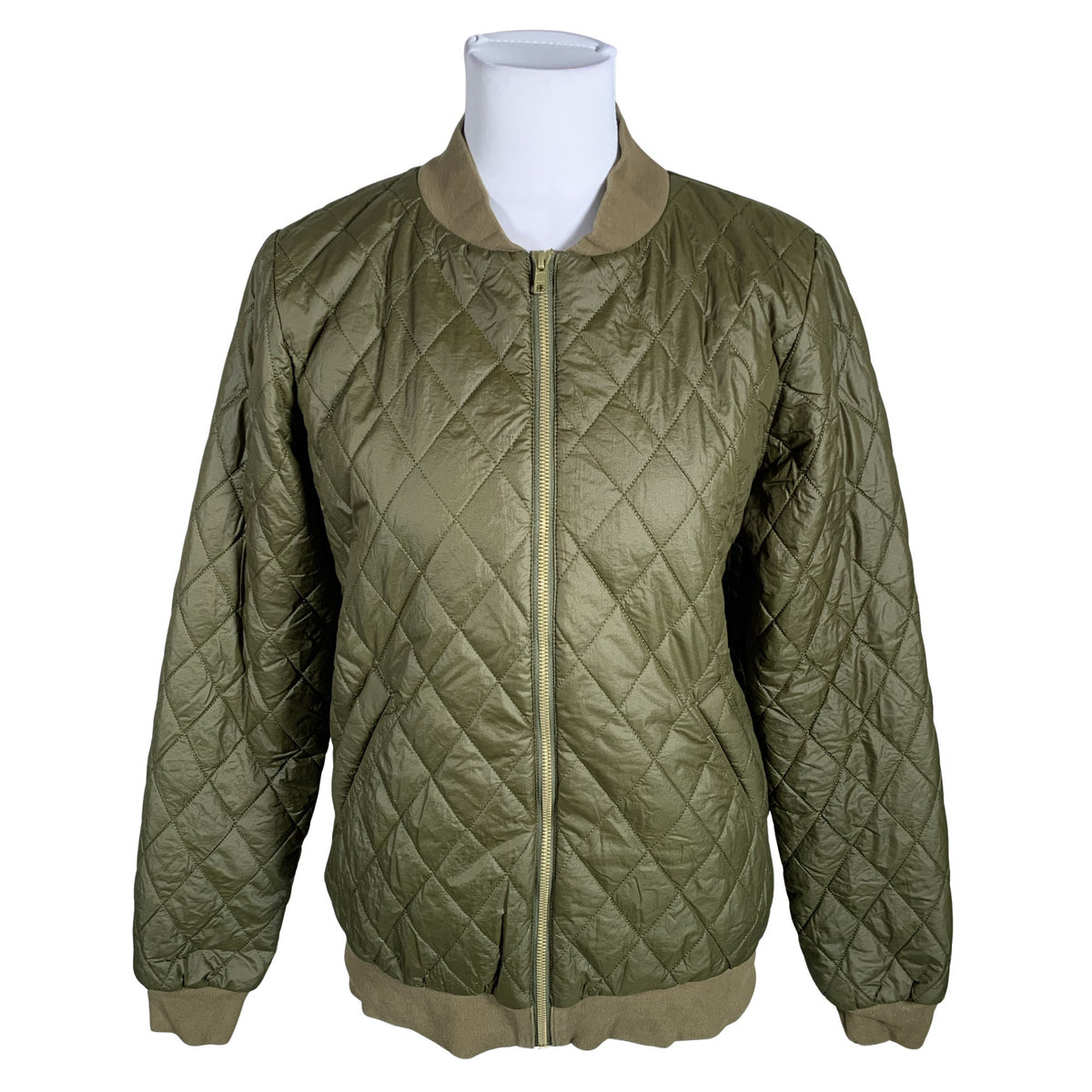 Unisex R-collection - Quilted jacket, size 40 - Green (1)