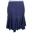 Unisex Bandolera - Fabric skirt, size 44 - Blue ()
