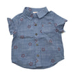 Unisex Cat & Jack - Collared shirt, size 68 - 74 - Blue ()