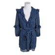 Unisex Lindex - Schiffon dress, size 34 - Blue ()