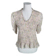 Unisex Neo Noir - Short-sleeved blouse, size 36 - Violet ()