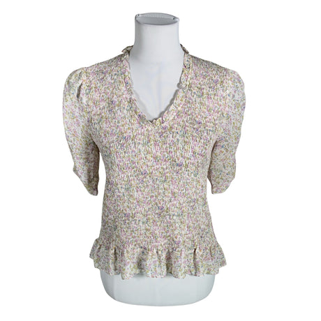 Unisex Neo Noir - Short-sleeved blouse, size 36 - Violet ()