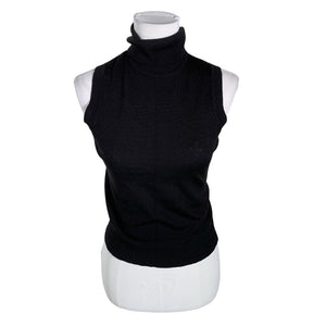 Unisex Sand - Knit vest, size 36 - Black (1)