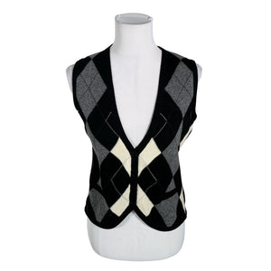 Unisex Gant - Knit vest, size 38 - Black (1)