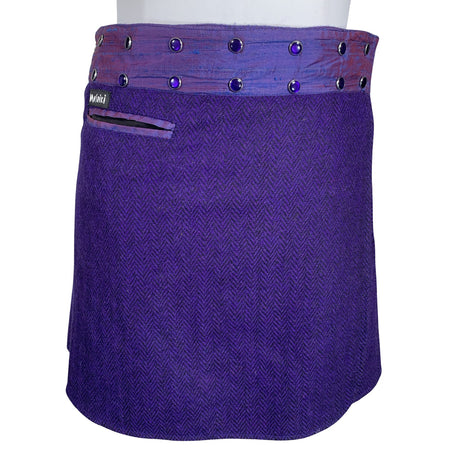 Unisex Moshiki - Fabric skirt, size 40 - Violet (2)