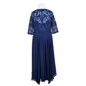 Unisex MasCara - Party dress, size 48 - Blue (3)