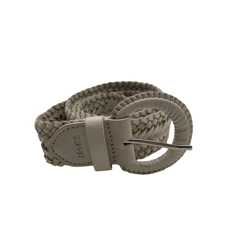 Unisex Esprit - Leather belt, size Ei kokoa - White ()