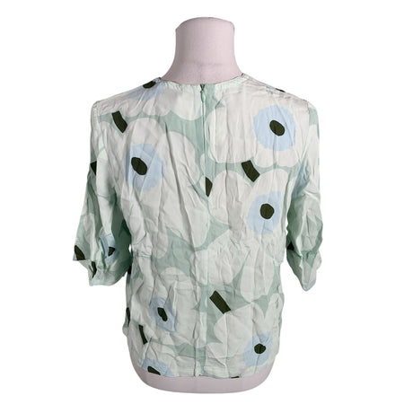 Unisex Marimekko - Short-sleeved blouse, size 38 - Green (2)