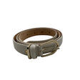 Unisex A+more - Leather belt, size Ei kokoa - White ()