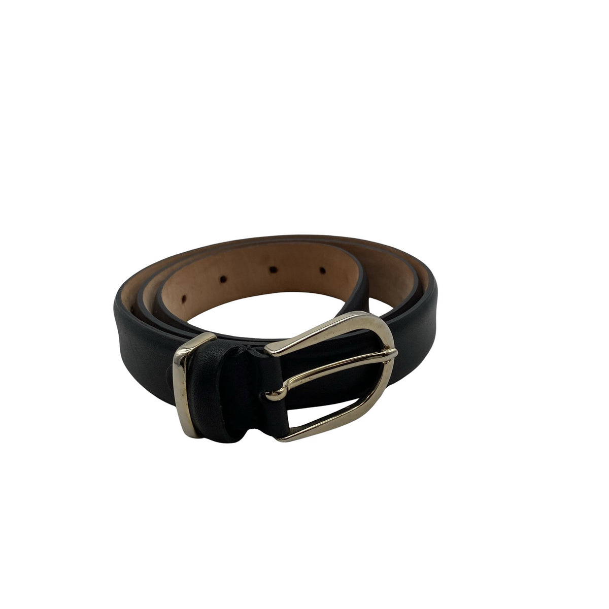 Unisex A+more - Leather belt, size Ei kokoa - Black (1)