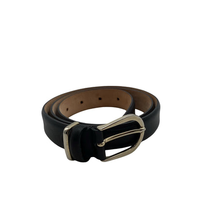 Unisex A+more - Leather belt, size Ei kokoa - Black ()