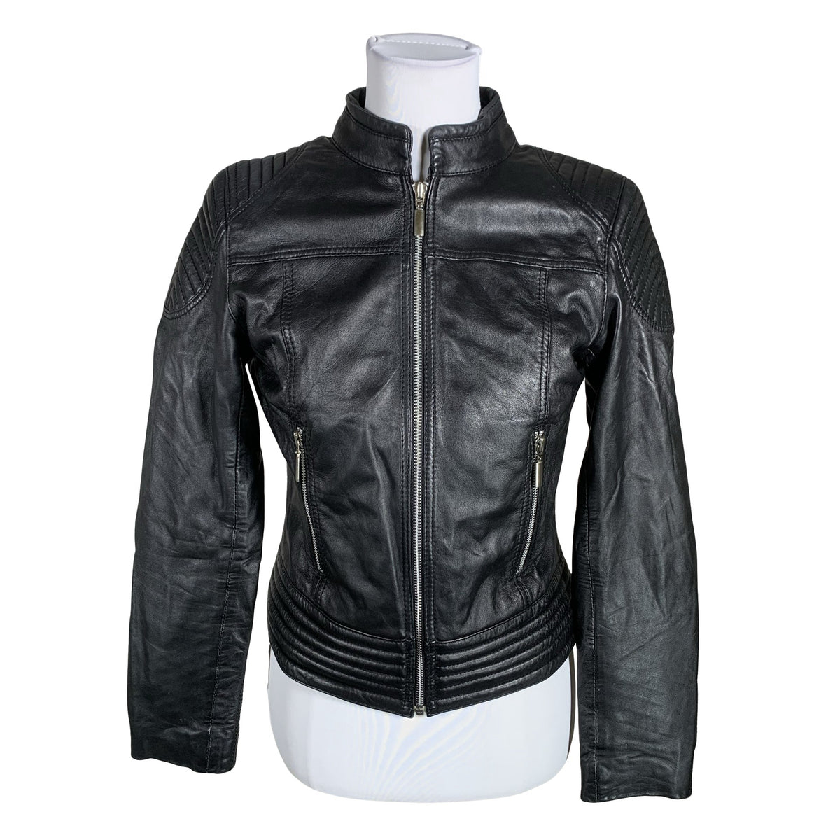 Unisex Andiata - Leather jacket, size 36 - Black (1)