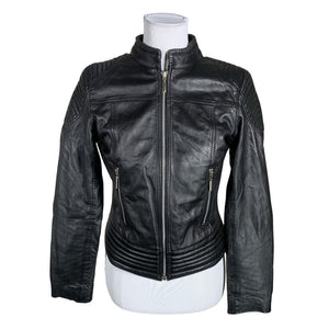 Unisex Andiata - Leather jacket, size 36 - Black (1)