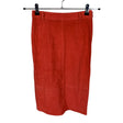 Unisex J.Lindeberg - Leather skirt, size 34 - Red ()