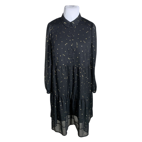 Unisex Marks&Spencer - Schiffon dress, size 46 - Black ()