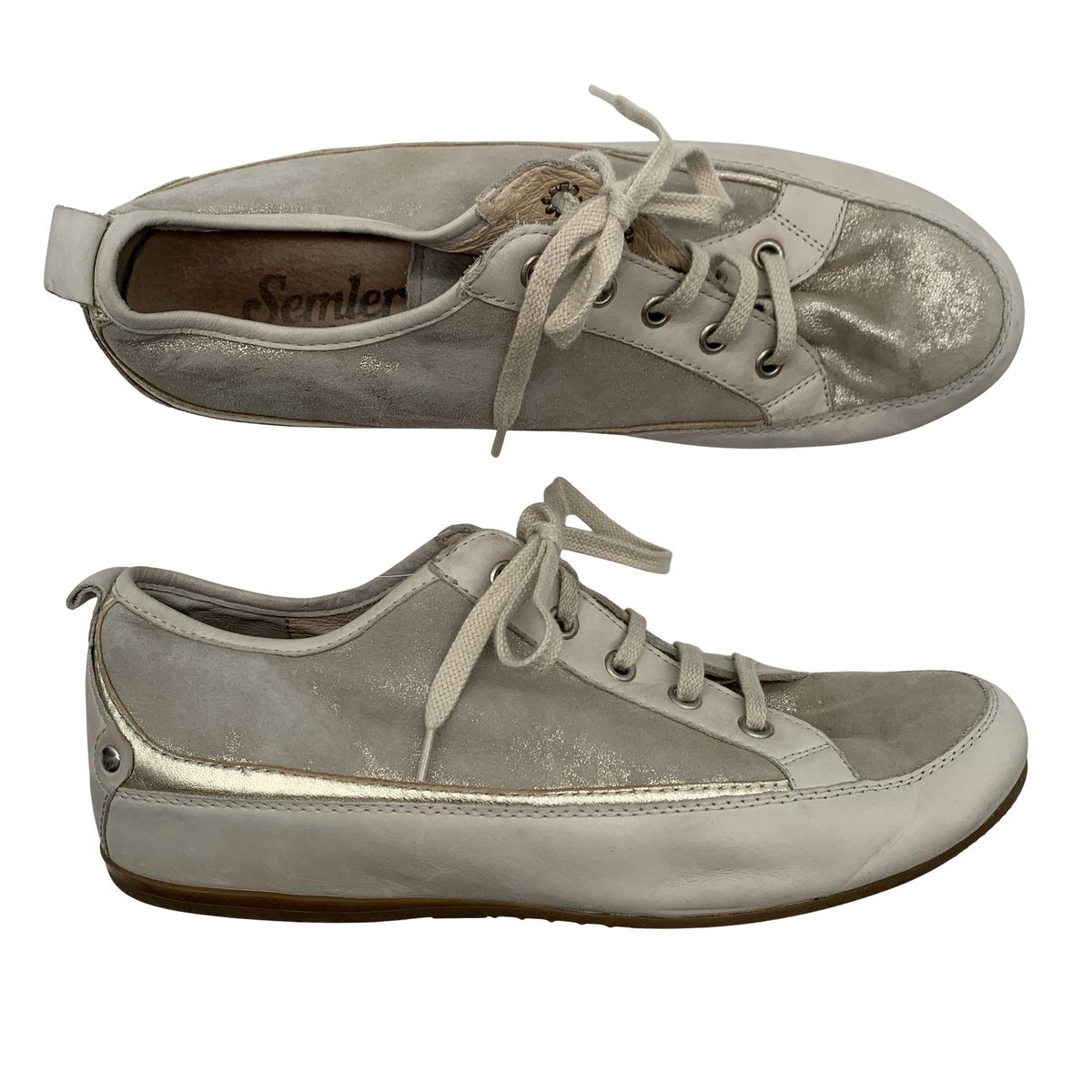 Unisex Semler - Casual sneakers, size 38 - Beige (1)
