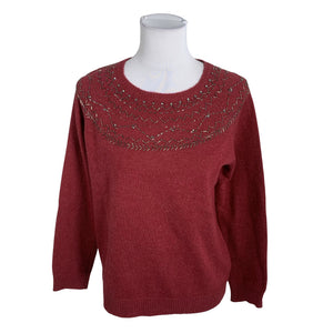 Unisex Esprit - Sweater, size 38 - Wine red (1)