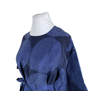 Unisex Marimekko - Schiffon dress, size 44 - Blue (2)