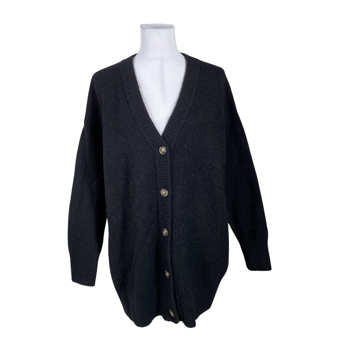 Unisex Selected - Cardigan, size 38 - Black (1)