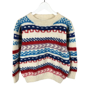 Unisex Handmade - Sweater, size 152 - 158 - White (1)