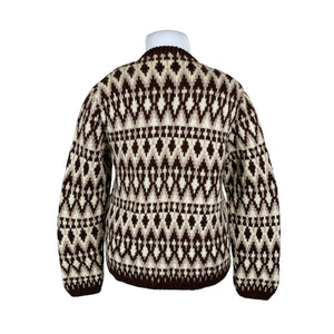 Unisex Handmade - Cardigan, size 42 - Brown (2)