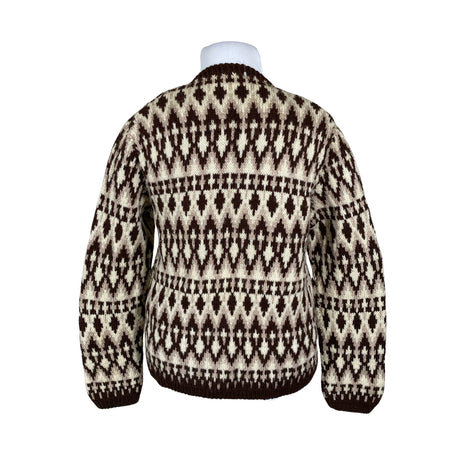 Unisex Handmade - Cardigan, size 42 - Brown (2)