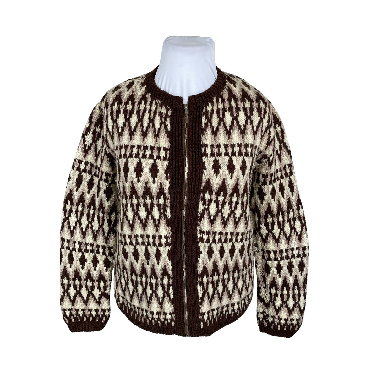 Unisex Handmade - Cardigan, size 42 - Brown (1)