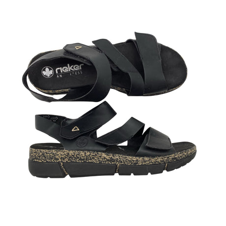 Unisex Rieker - Sandals, size 41 - Black ()