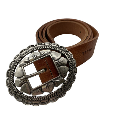 Unisex Esprit - Leather belt, size Ei kokoa - Brown ()
