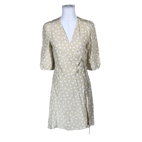 Unisex Samsoe&Samsoe - Schiffon dress, size 36 - Beige ()