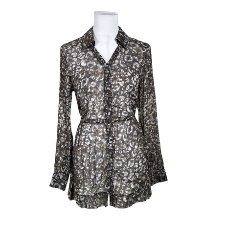 Unisex Sandwich - Schiffon tunic, size 36 - Gray ()