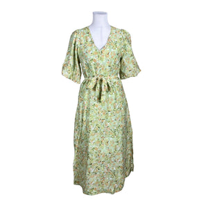 Unisex MSCH Copenhagen - Schiffon dress, size 36 - Green (1)