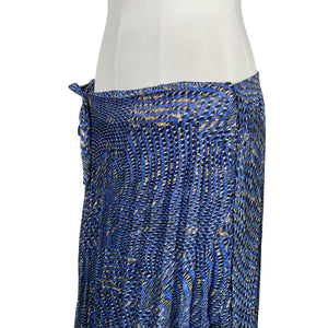 Unisex Birgitte Herskind - Fabric skirt, size 40 - Blue (2)