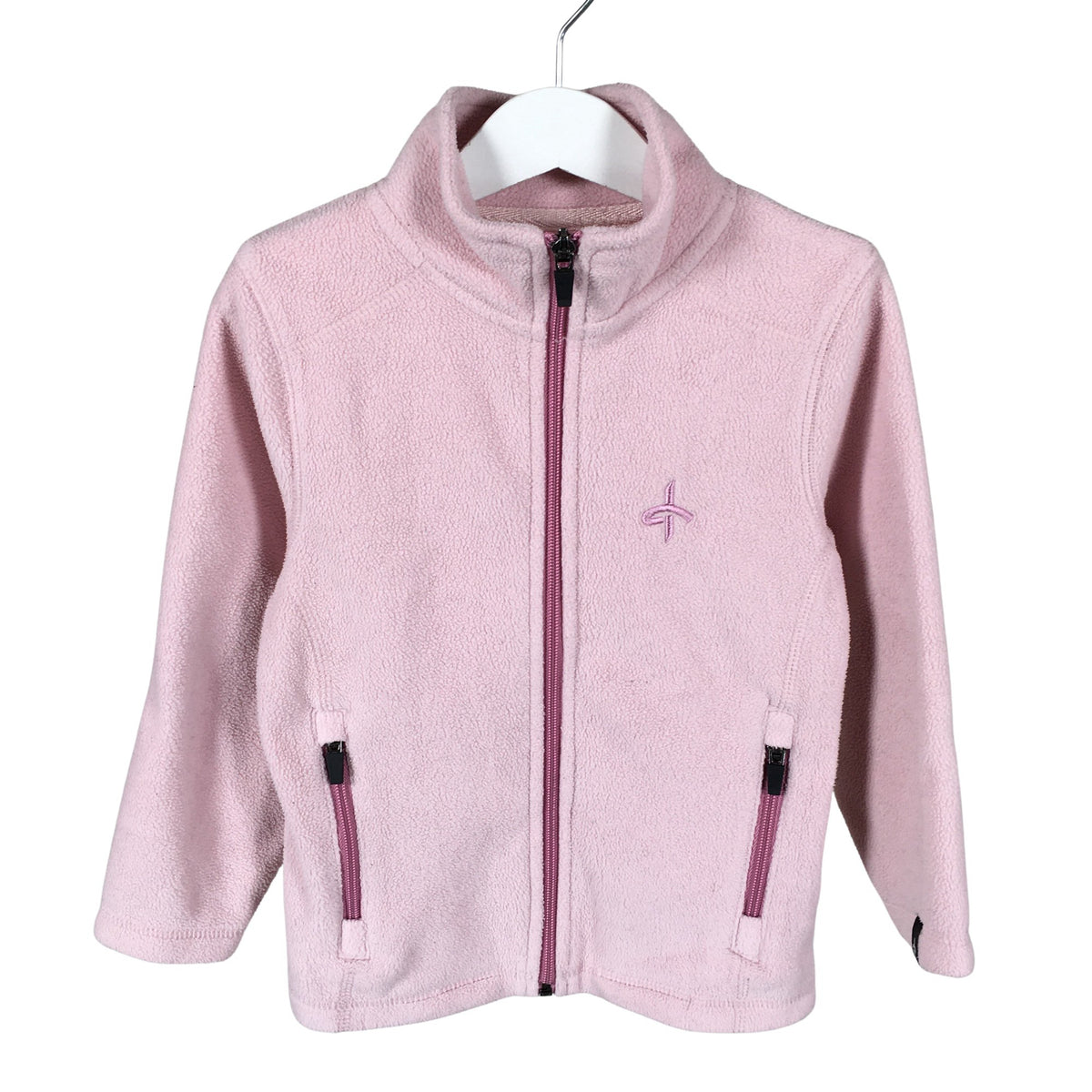 Unisex Cross - Fleece jacket, size 98 - 104 - Light pink (1)
