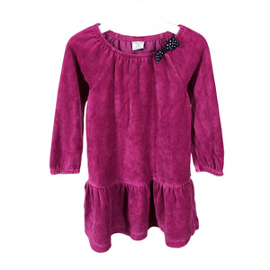 Unisex Polarn O. Pyret - Tricot dress, size 92 - 98 - Violet (1)