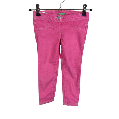 Unisex Benetton - Jeans, size 98 - 104 - Pink ()