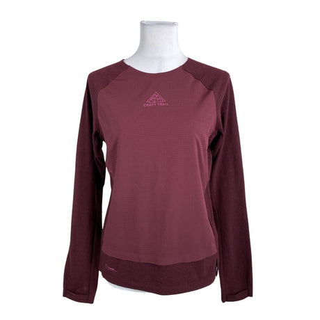 Unisex Craft - Sports shirt, long sleeve, size 36 - Violet ()