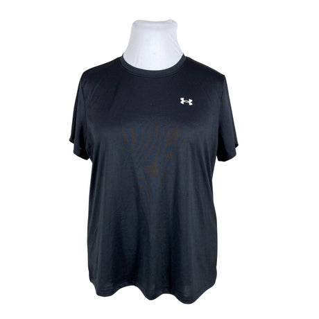 Unisex Under Armour - Sports shirt, short sleeve, size 42 - Black ()