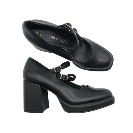 Unisex Marco Tozzi - High heels, size 39 - Black ()