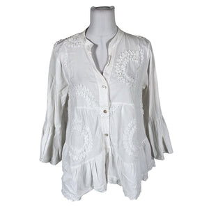 Unisex Culture - Blouse, size 40 - White (1)