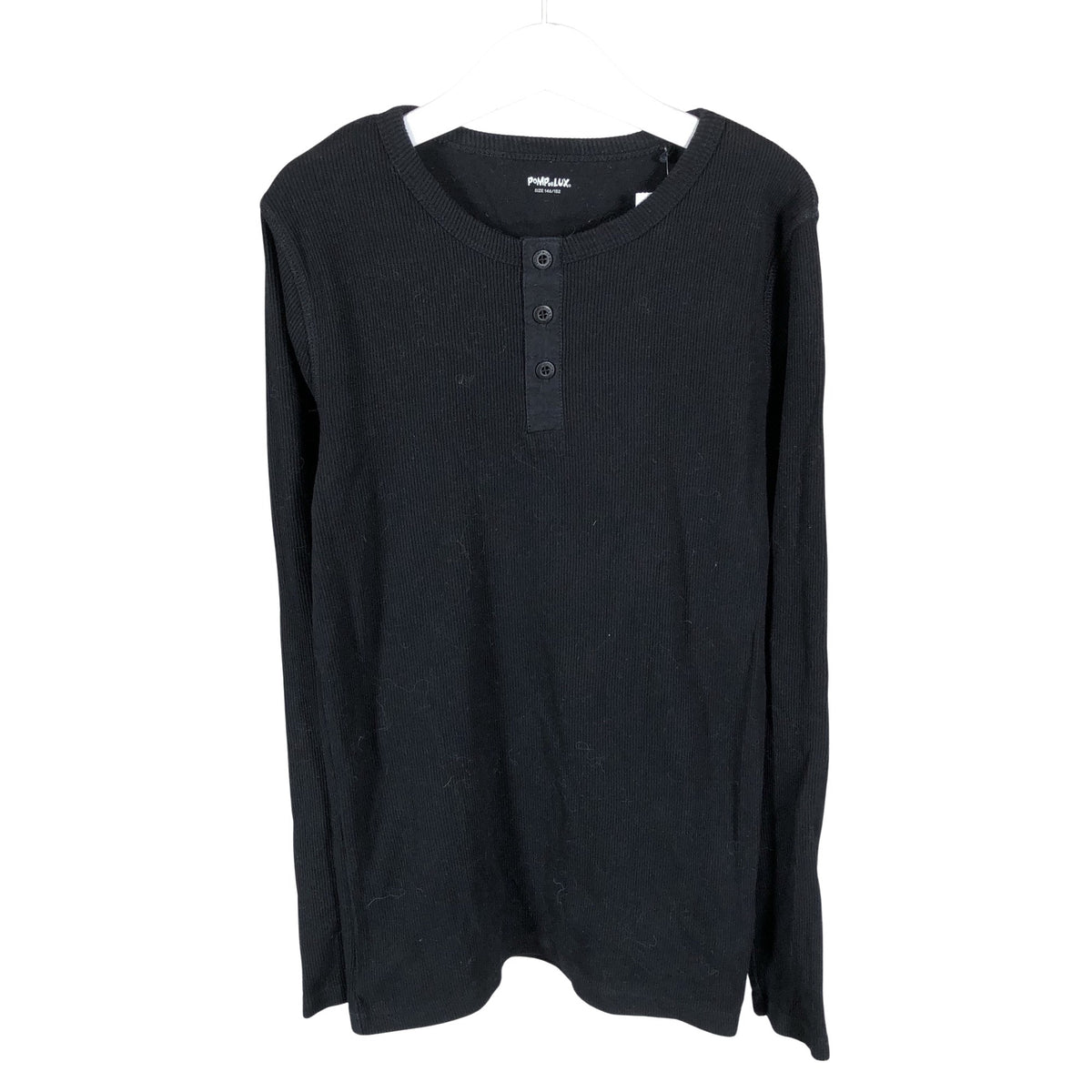 Unisex POMPdeLUX - Tricot shirt, size 146 - 152 - Black (1)
