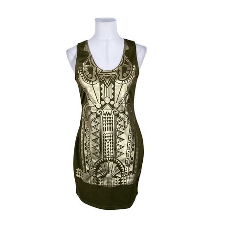 Unisex Ethina - Tricot dress, size 38 - Green ()