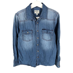 Unisex Pepe Jeans - Denim shirt, size 134 - 140 - Blue (1)