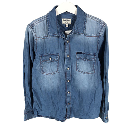 Unisex Pepe Jeans - Denim shirt, size 134 - 140 - Blue ()